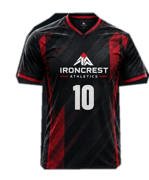 Ironcrest soccer concept jersey, front view